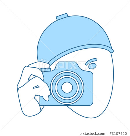 Detective With Camera Icon - Stock Illustration [78107520] - PIXTA