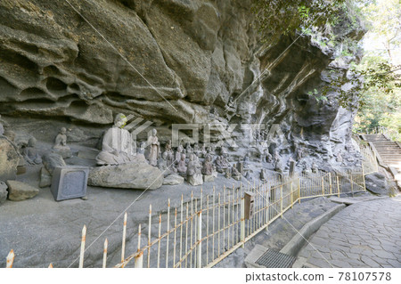 4月, 千葉縣阿波郡京南町, Nokogiri 山, 日本寺, Rakan 地區, 1,500 Rakan-do 4月, 千葉縣阿波郡京南町, Nokogiri 山, 日本寺, Rakan 地區, 1,500 Rakan-do 78107578