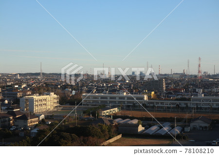 View of Kamisu City and Kashima City, Ibaraki Prefecture 78108210