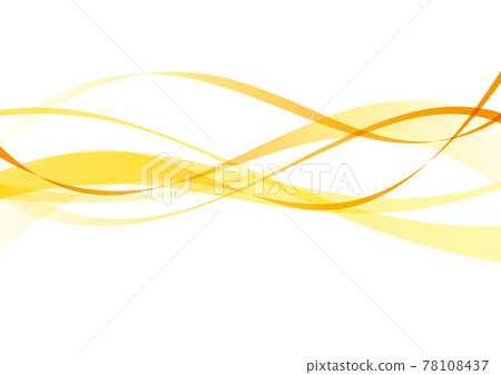 Wave abstract background orange - Stock Illustration [78108437] - PIXTA