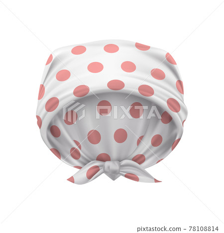Kerchief Realistic Illustration 78108814