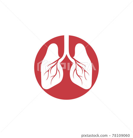 Lungs Care Logo Template Design Vector, Lungs health Design Concept,Creative, - Vector Lungs Care Logo Template Design Vector, Lungs health Design Concept,Creative, - Vector 78109060