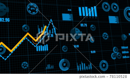 Visionary business dashboard for financial data analysis Visionary business dashboard for financial data analysis 78110528