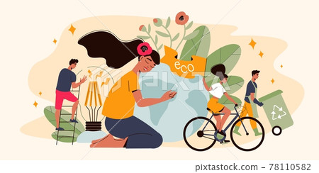 Ecology Flat Concept 78110582