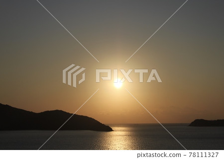 海邊日落 海邊日落 78111327