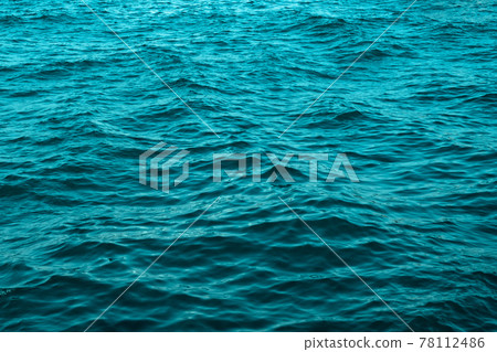 water surface, rippling water ocean or lake texture - 78112486
