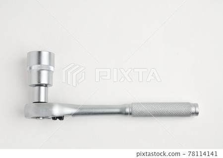 Wrench for nuts and bolts on a white background 78114141