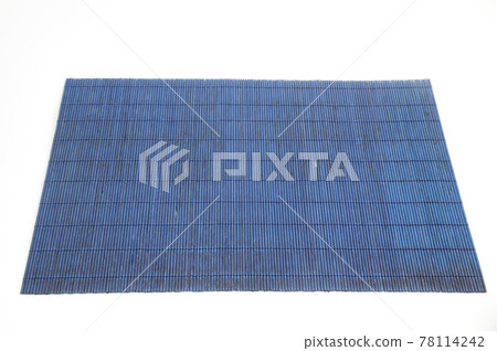 Bamboo mat on a white background 78114242