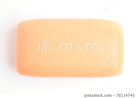 Soap for household use on a white background Soap for household use on a white background 78114745