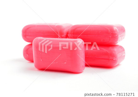 Soap for household use on a white background Soap for household use on a white background 78115271