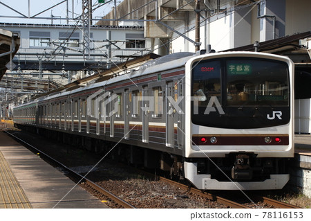 宇都宮線 205 系列(8 節車廂列車/日光線車輛替代賽跑者) 宇都宮線 205 系列(8 節車廂列車/日光線車輛替代賽跑者) 78116153