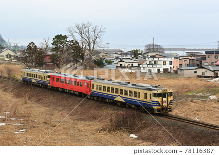 Aomori Prefecture JR East Gono Line Kiha 40 series last operation day organization photo 78116387