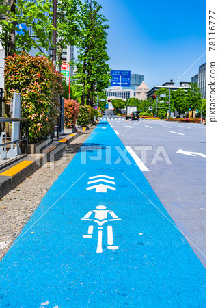 路標自行車導航標誌 78116777
