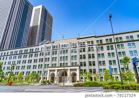 東京霞關街景 財務省（國稅廳）周邊 78117324
