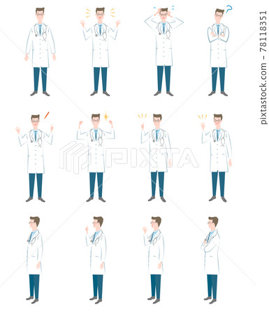 Male doctor set Male doctor set 78118351