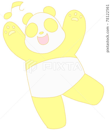 Fun panda (yellow) Fun panda (yellow) 78122561