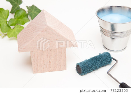 畫房子外牆的圖像 畫房子外牆的圖像 78123303