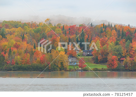 Canada_Laurentian Mountains Autumn Colors Canada_Laurentian Mountains Autumn Colors 78125457