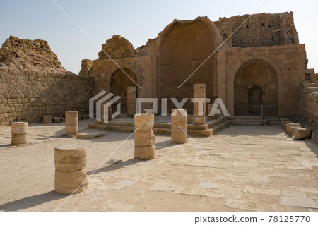 Ruins of a church in the ancient Nabatean settlement of Shivta 78125770