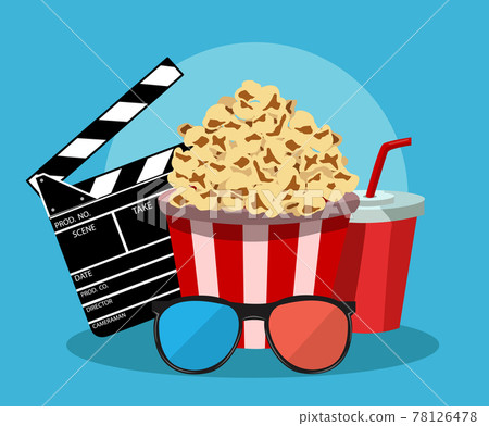 Vector illustration for the film industry Vector illustration for the film industry 78126478