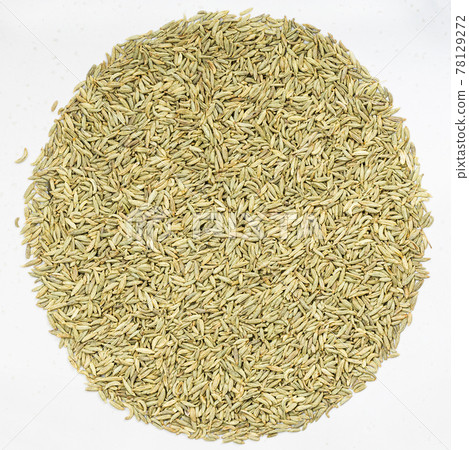 pile of anise seeds on gray ceramic plate pile of anise seeds on gray ceramic plate 78129272