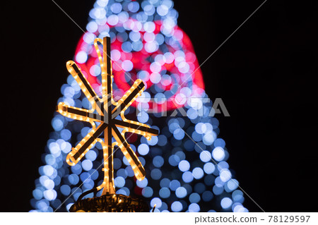 Winter illuminations Odori Park, Sapporo City, Hokkaido 78129597