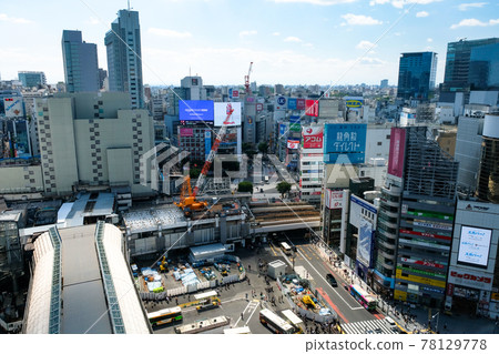 來自澀谷Hikarie,東京澀谷的城市景觀 來自澀谷Hikarie,東京澀谷的城市景觀 78129778