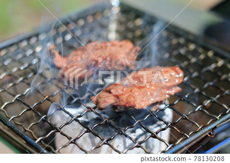 Harami grilled meat grilled outdoors 78130208