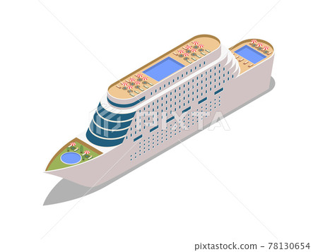 Cruise Liner Icon 78130654