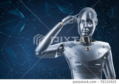 artificial intelligence robot or cyborg analyze artificial intelligence robot or cyborg analyze 78132928
