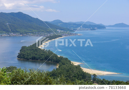 Amanohashidate, one of the three most scenic spots in Japan 78133668
