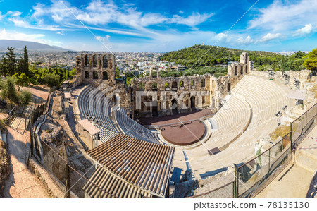 Ancient theater in Greece, Athnes 78135130