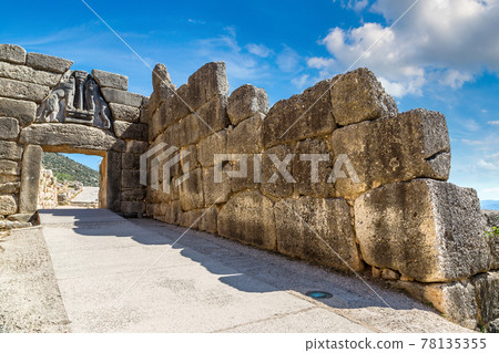 Lion Gate in Mycenae, Greece Lion Gate in Mycenae, Greece 78135355
