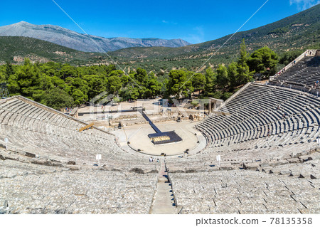 Epidaurus Amphitheater in Greece 78135358