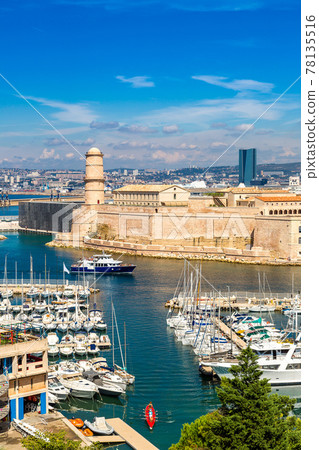 Saint Jean Castle and Cathedral de la Major in Marseille Saint Jean Castle and Cathedral de la Major in Marseille 78135516