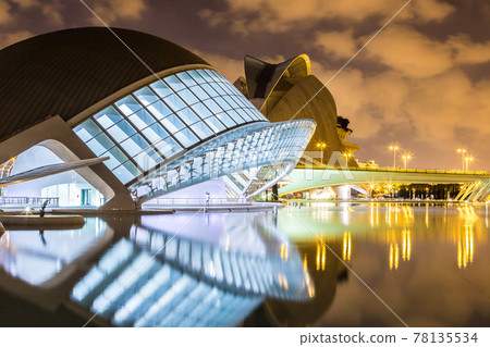 City of arts and sciences in Valencia, Spain City of arts and sciences in Valencia, Spain 78135534