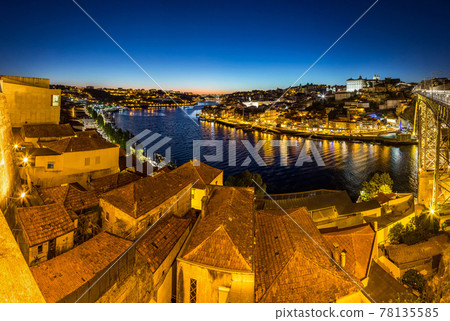 Porto in Portugal at night 78135585