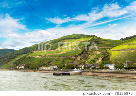 Romantic Rhine valley in Germany Romantic Rhine valley in Germany 78136873