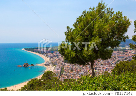 Panoramic view of Blanes 78137142