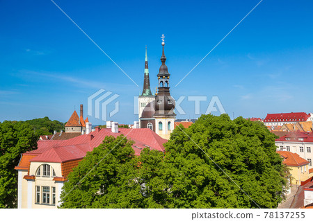 Aerial View of Tallinn Aerial View of Tallinn 78137255