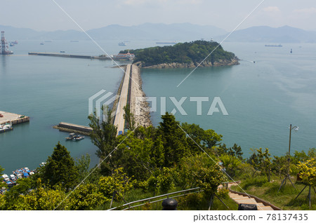 Beautiful island in the South Sea 78137435