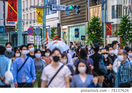 Tokyo cityscape in Japan The number of severely ill people (nationwide) is 1,304, the highest ever. Many people in Ginza ... = May 23 Tokyo cityscape in Japan The number of severely ill people (nationwide) is 1,304, the highest ever. Many people in Ginza ... = May 23 78137626