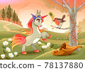 Unicorn and robin 78137880