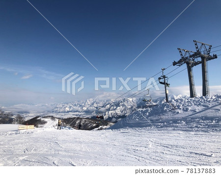 Gala Yuzawa 滑雪場位於陽光明媚的斜坡上 Gala Yuzawa 滑雪場位於陽光明媚的斜坡上 78137883