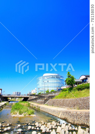 Scenery of Seto City, Aichi Prefecture, Seto River and central Seto City Scenery of Seto City, Aichi Prefecture, Seto River and central Seto City 78138030