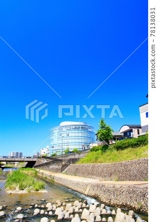 Scenery of Seto City, Aichi Prefecture, Seto River and central Seto City Scenery of Seto City, Aichi Prefecture, Seto River and central Seto City 78138031