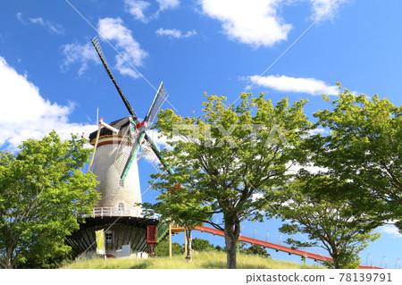 Windmill at Naganuma Futopia Park, Tome City 78139791
