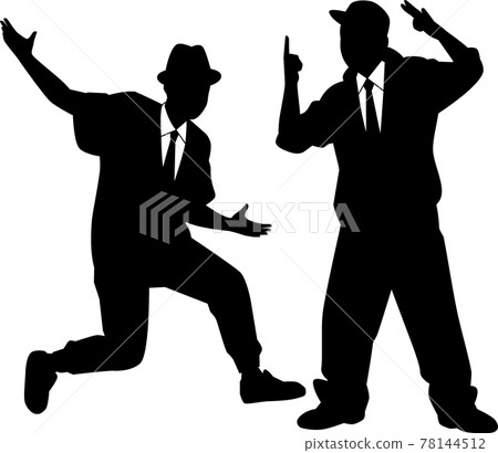 Hip hop dance businessman 78144512