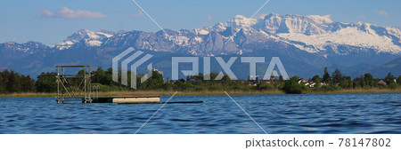 Spring scene in Zurich Canton, Switzerland. 78147802