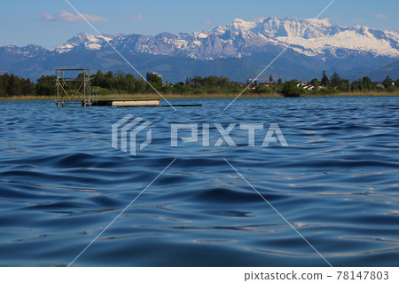Spring scene in Zurich Canton, Switzerland. 78147803